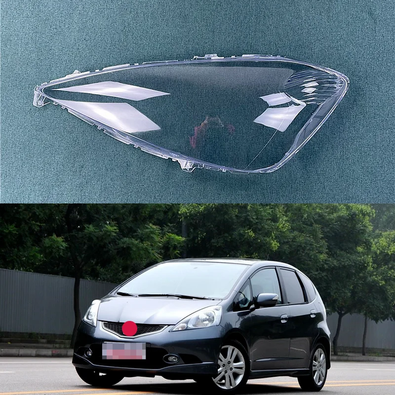 Для Honda фара для модели Fit Shell 2008-2010 fit s Прозрачный Абажур стеклянная лампа