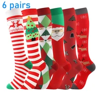 wholesale compression stockings 6 pairs per set outdoor sport accessory female compression socks men
