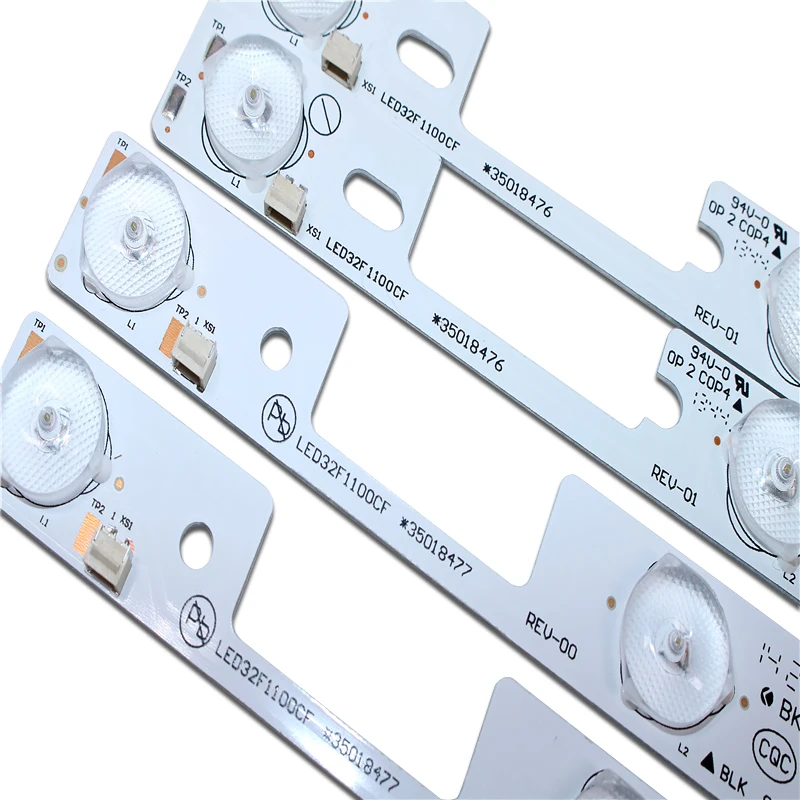4 шт. (2X4 светодиодов * 6 в + 2X3 в) новая светильник льная световая панель Konka LED32F1100cf
