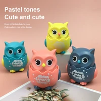 new type of owl inertial car needs no color matching for childrens return force inertial childrens toy car baby wind up toys