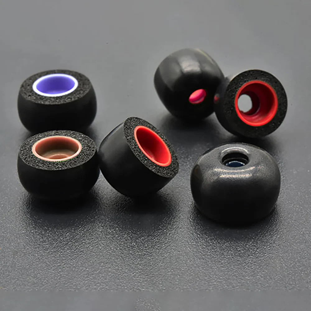 

6Pcs Elastic Sponge Ear Pads Creative Earplugs Compatible for TWS Earphone