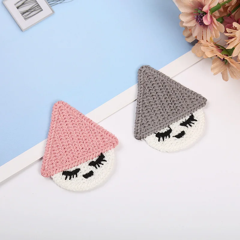 Новинка 100 шт./лот 2019 материал для украшения волос сделай сам вязаные нашивки в