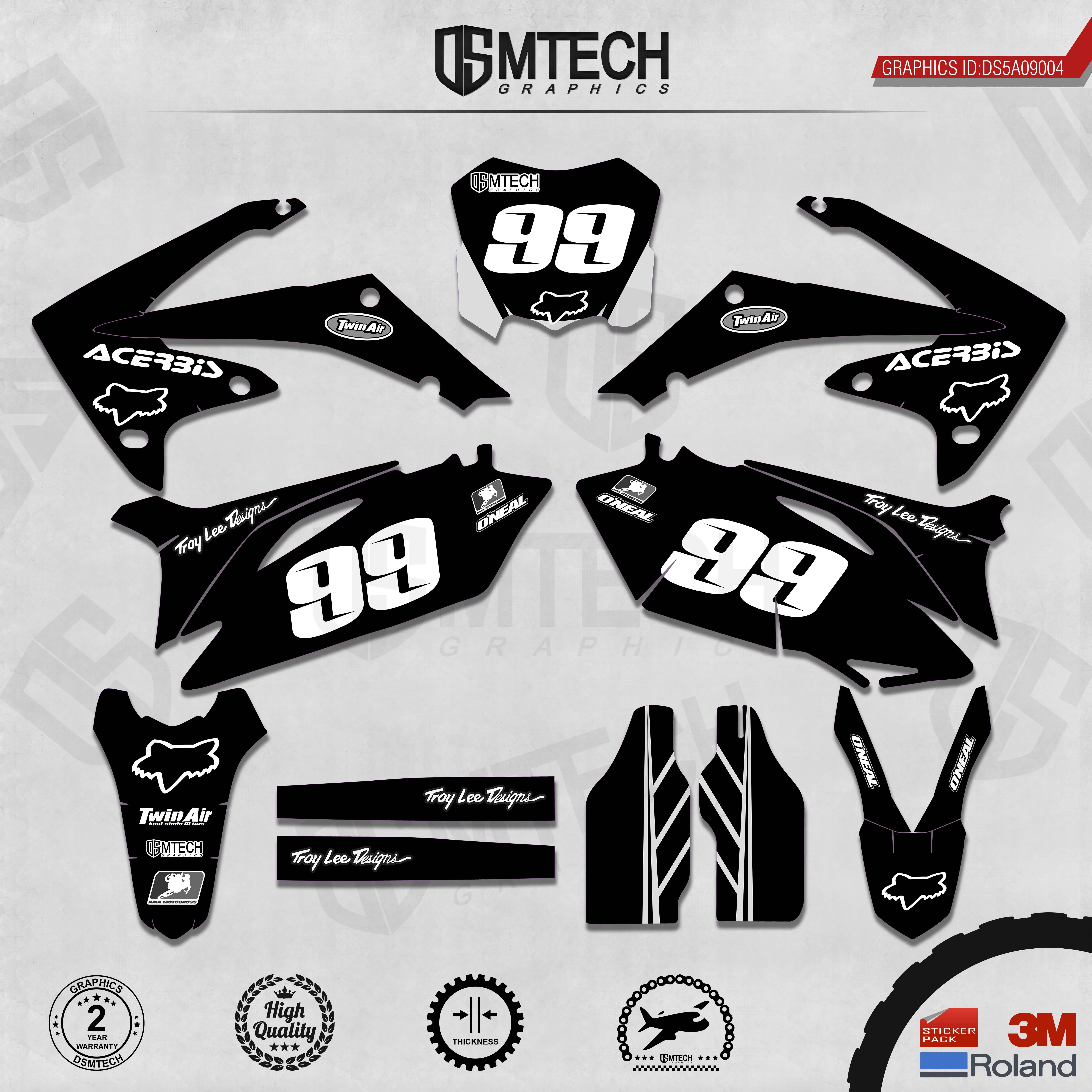 DSMTECH Фотообои наклейки 3M пользовательские для 2010-2013 CRF250R 2009-2012 CRF450R 004 | Автомобили