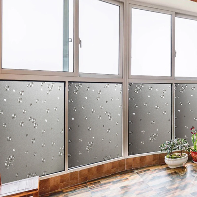 

Privacy Static Self Adhesive Free Gluey Window Film Film On The Window 3D Laser No Glue Stickers Glass Foil 45/60/75/90 *300CM