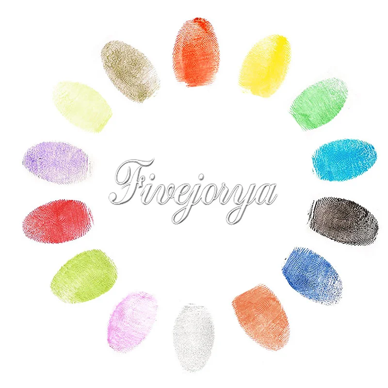 Симпатичные резиновые штампы Крафт чернильные масляный отпечаток пальца бумага