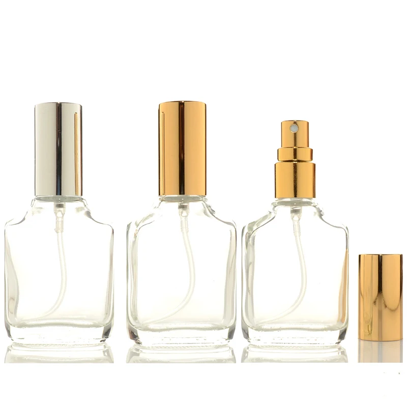 Mini Size 10Ml Clear Square Glass Fine Mist Spray Bottle Portable Perfume Makeup Remover Atomizer Moisturizing Liquid Container | Красота и