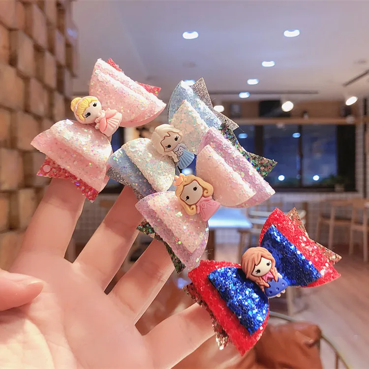 Заколка для волос disney девочек Ювелирное Украшение с крыльями бабочки ангела