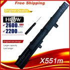 Аккумулятор для ноутбука A41N1308 A31N1319 0B110-00250100 X551M для Asus X451 X551 X451C X451CA X551C X551CA Series