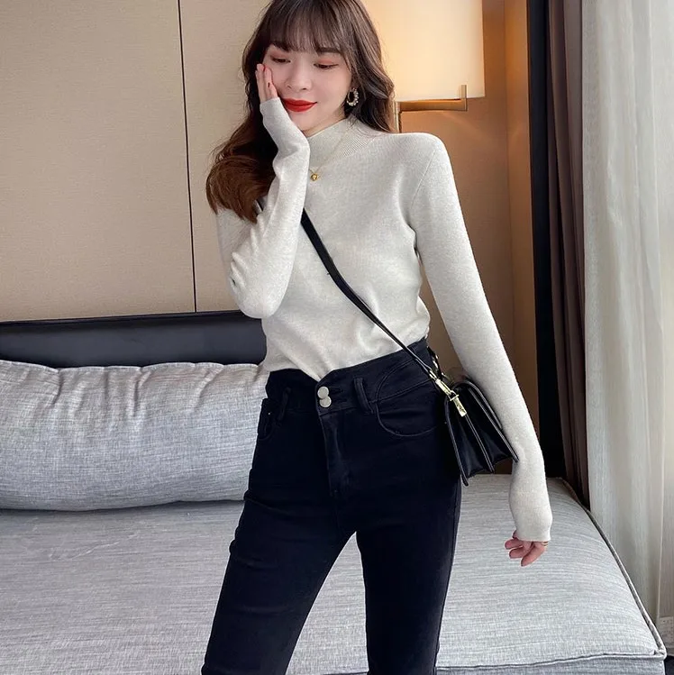 

New Female Sweater Women Winter Pullover Knitting Overszie Long Sleeve Girls Tops Loose Sweaters Knitted Outerwear Thin Sexy