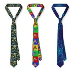 Мужские галстуки красочный животный принт 8 см тонкие галстуки рубашка аксессуары повседневная одежда галстук свадебный подарок для вечеринки галстуки для мужчин