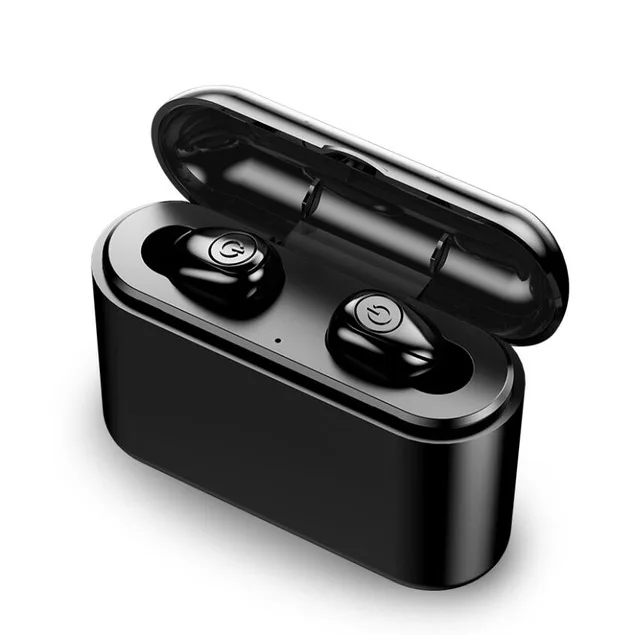 XG-17 TWS Bluetooth 5,0 гарнитура мини беспроводные наушники спортивные стерео наушники с микрофоном для iPhone samsung IOS Andr - Цвет: X8 Earphones Black