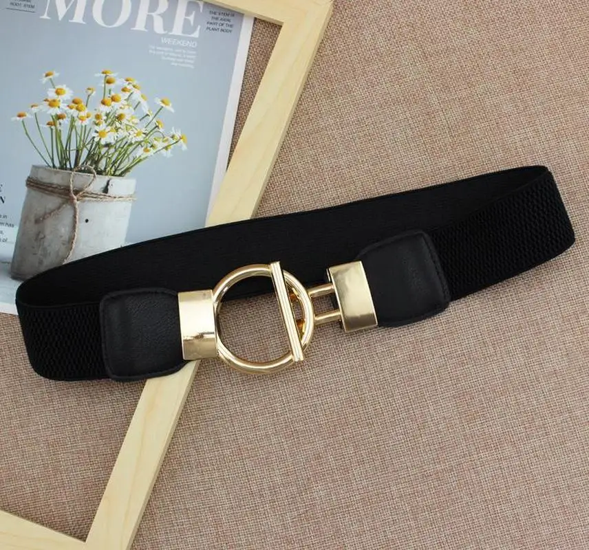 

Fashion New Korean Style Buckle Elastic Wide Belt Wide Cummerbund Strap Waist Female Women Accessories A variety of styles
