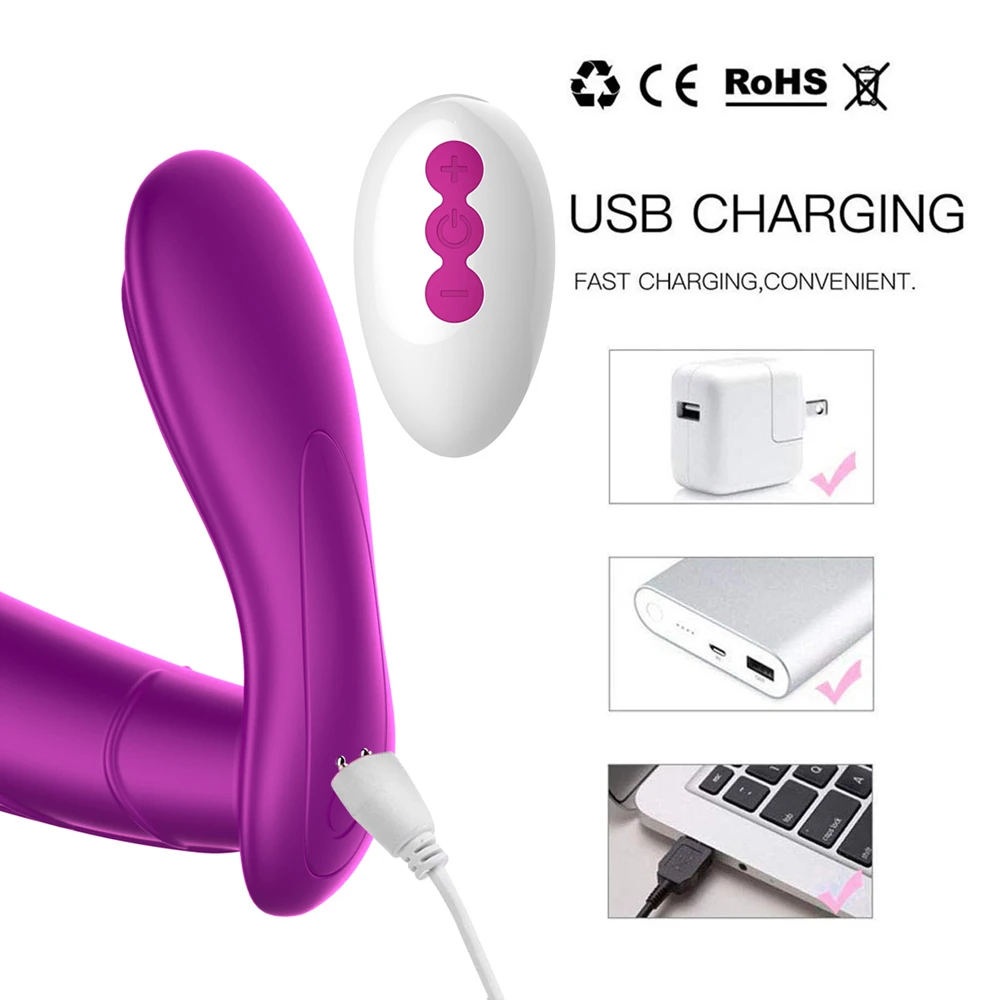 Носимый вибратор фаллоимитатор 10 скоростей вибрирующие трусики вагинальный