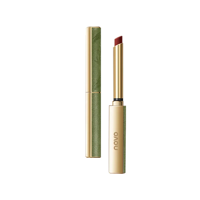 

Retro Green Small Tube Velvet Lipstick Matte Long Lasting Waterproof Pigment Nourishing Moisturizing Smooth Lip Makeup Cosmetics
