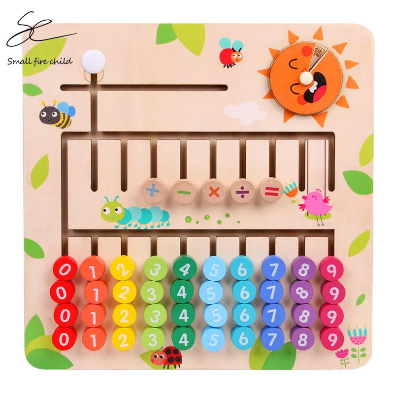 

Новые Деревянные игрушки для детей 3 лет, подсчет-номер, цветной обучающий Дошкольный Монтессори, детские развивающие игрушки