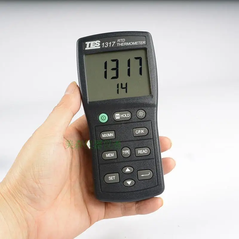 

TES-1317 / TES-1318 Platinum RTD Thermometer , TES-1318 RTD Dual Input Thermometer