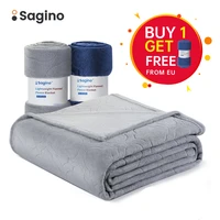 sagino soft coral fleece blanket summer bed sheet throw 250gsm flannel blanket thin quilt sleeping sofa bed cover back to school