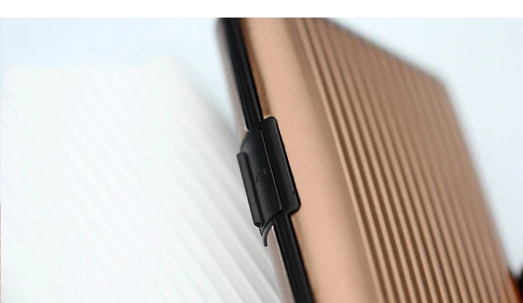 Anti Rfid Wallet Blocking Reader Lock Bank Card Holder Id Bank Card Case Protection Metal Credit NFC Holder Aluminium