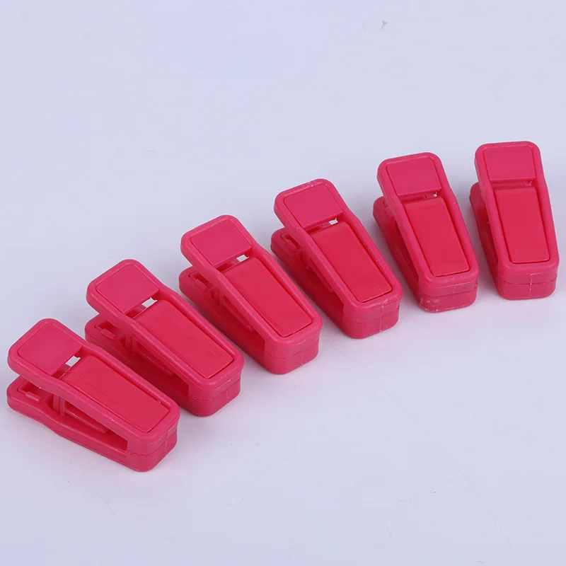 

Strong Plastic Clothes Pegs for Drying Laundry Clothing Line Clips Set Travel clothespins Rose Red