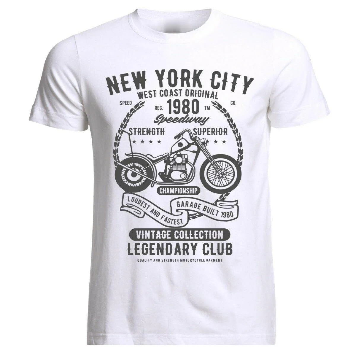 

Motorcycle Racing Cross-country Sports Men's Summer Cotton O-neck T-shirt