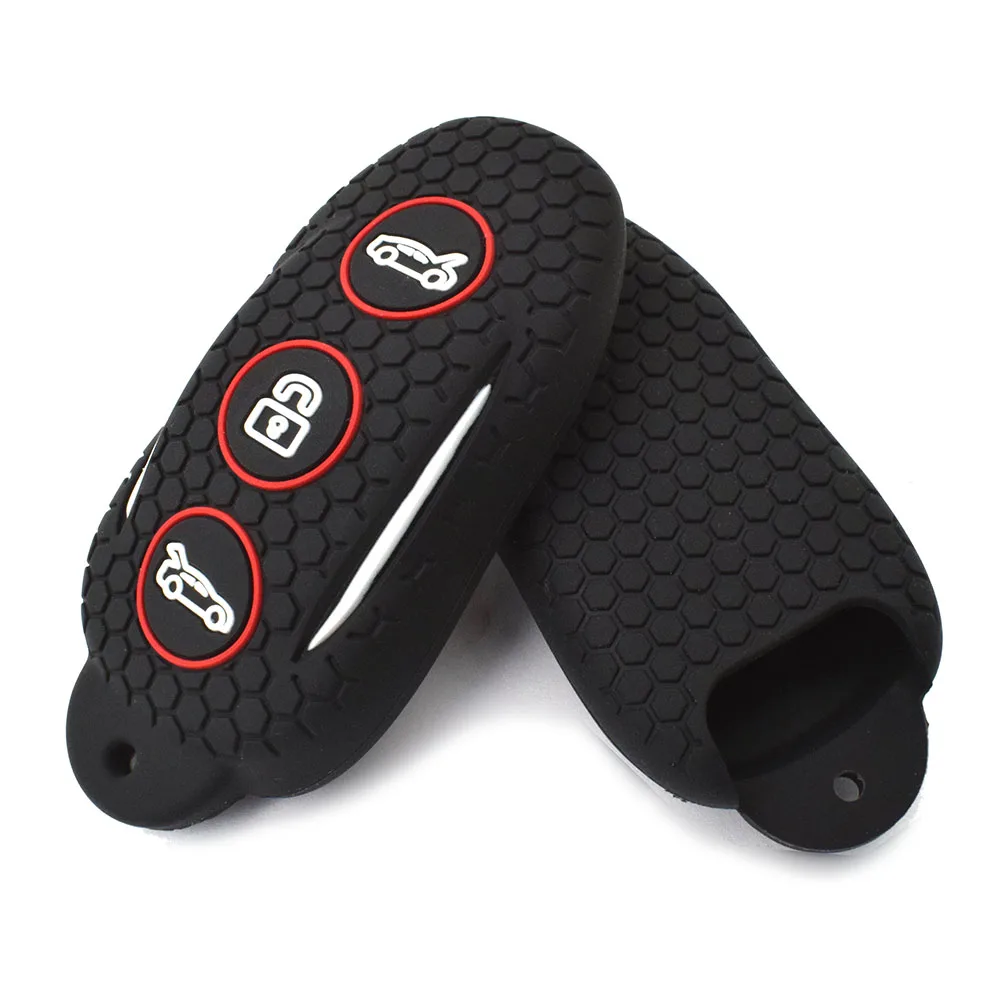 Силиконовый чехол для ключа с дистанционным управлением Tesla Model 3 S кнопками 2012 - 2018