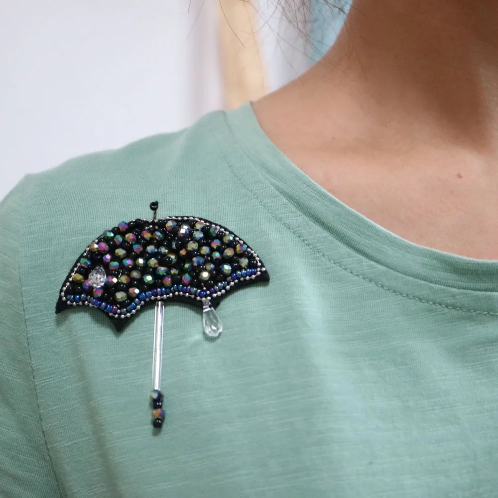 Модные зонты стразы бусины нашивки для одежды Пришивные блестки вышитые