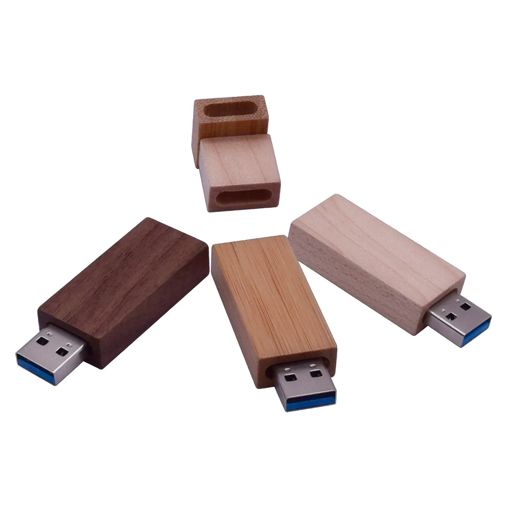 Новый мини USB флеш накопитель из розового дерева 3 0 128 ГБ 64 высокоскоростная карта