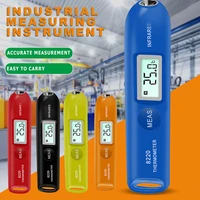 1 piece lcd digital non contact ir thermometer temperature meter pyrometer 50%c2%b0 220 for measuring layout tools
