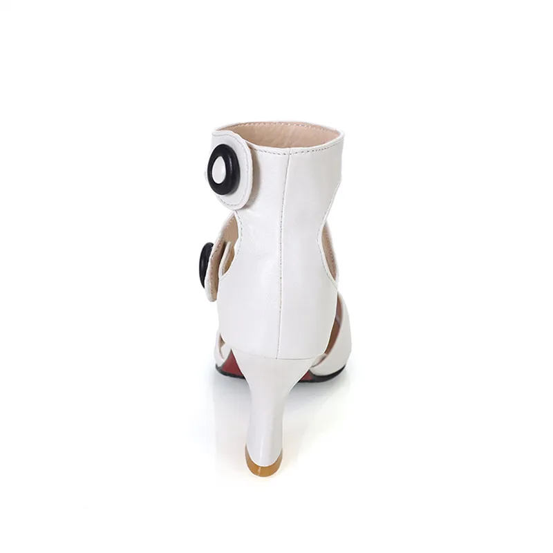 

Concise Elegant Thin Heels Single Shoes Sexy Wild High Heels Large Small Size Women's Shoes Party Dress Pumps shallow Woman 7-9