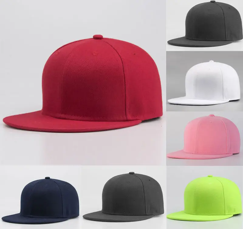 

High Quality Hip-Hop Hat Men's Women Baseball Caps Multi Color Adjustable Snapback Sport Unisex for Adult