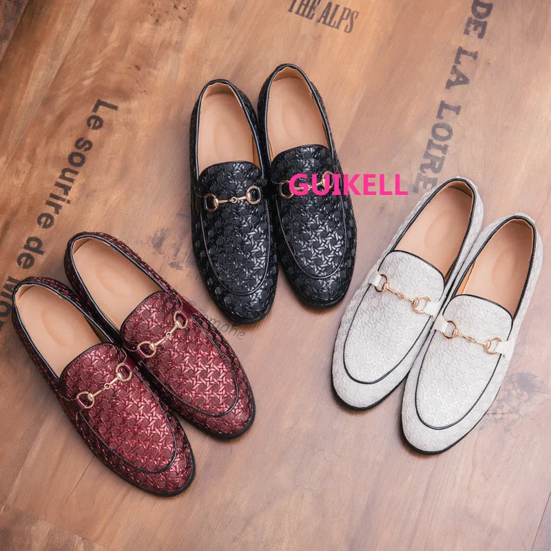 

GUIKELL men's shoes Doudou shoes spring and autumn youth work formal leather shoes lazy driving fashion shoes