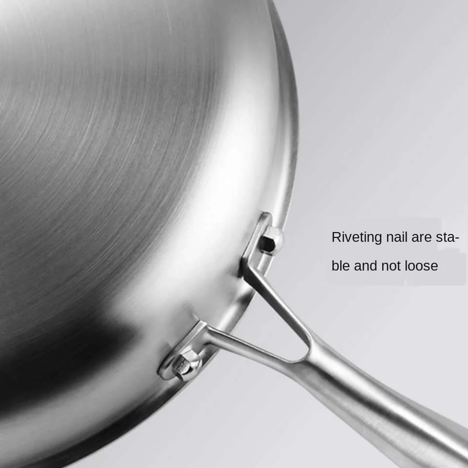 304 многофункциональная Сковорода из пищевой нержавеющей стали сковорода ВОК