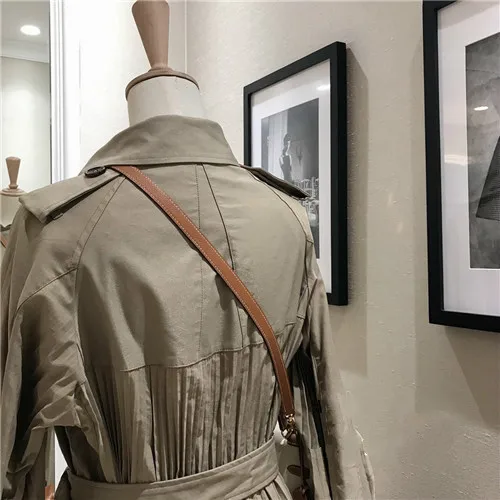 19 осенние длинные ветровки свободные женские пальто мода Moda Mujer одежда манто Туника Тренч Подиум Twotwinstyle