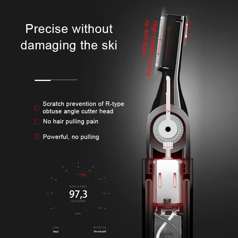 

Versatile Trimmer Electric Eyebrow Razor Brow Shaping Shaving Cutter Washable Hair Trimmer Razor SANA889