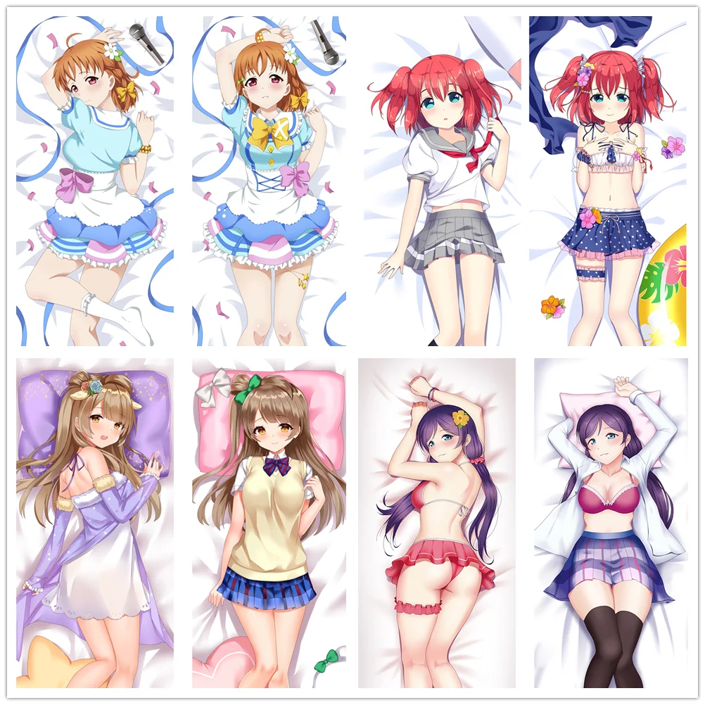 

LoveLive! Honoka Kotori Umi Nico Dakimakura body Pillowcase Cushion Case Cover