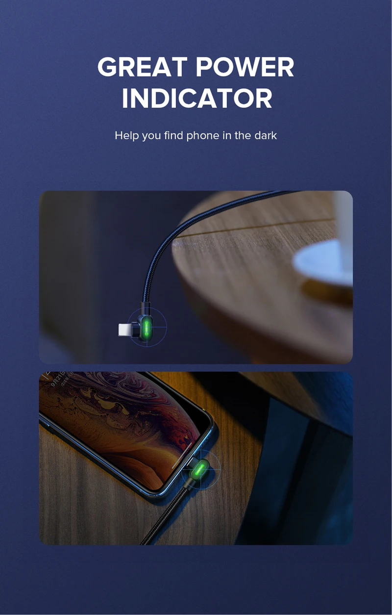 MCDODO usb-кабель для быстрой зарядки, зарядные устройства для мобильных телефонов, шнур для iPhone 11 Pro XS MAX XR X 8 7 6s Plus 5S 5, usb-кабели для передачи данных