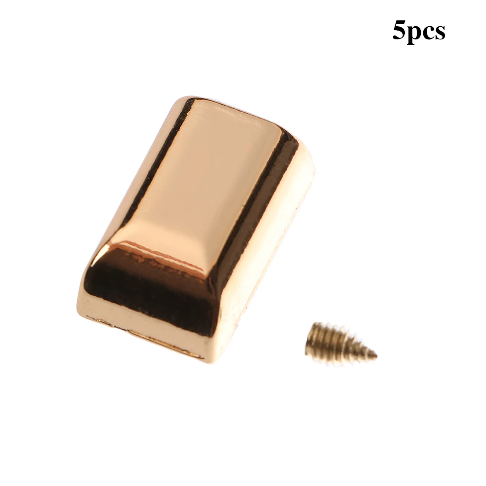 5 шт. металлическая застежка молния 17 мм зажим для фиксации хвоста с винтовой