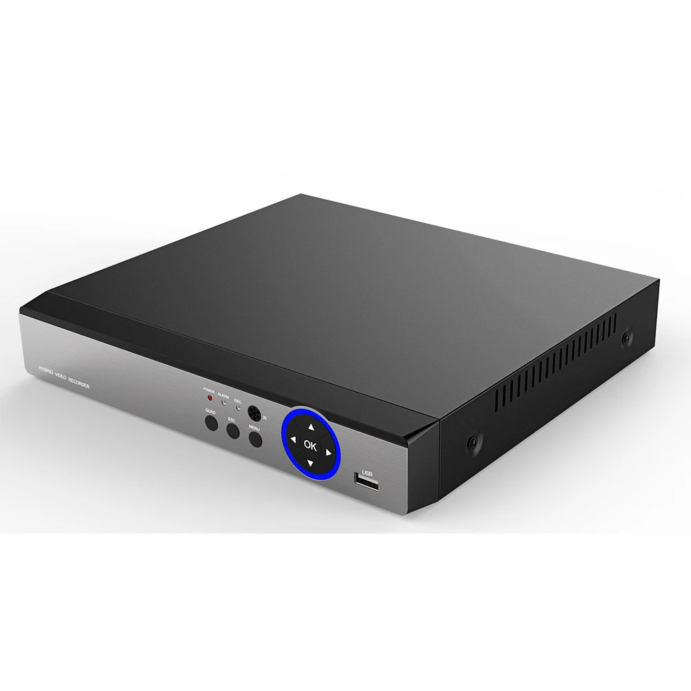 HDMI VGA 4K 5M NVR металлический корпус 32CH распознавание лица H.265 + для ip-камеры ONVIF