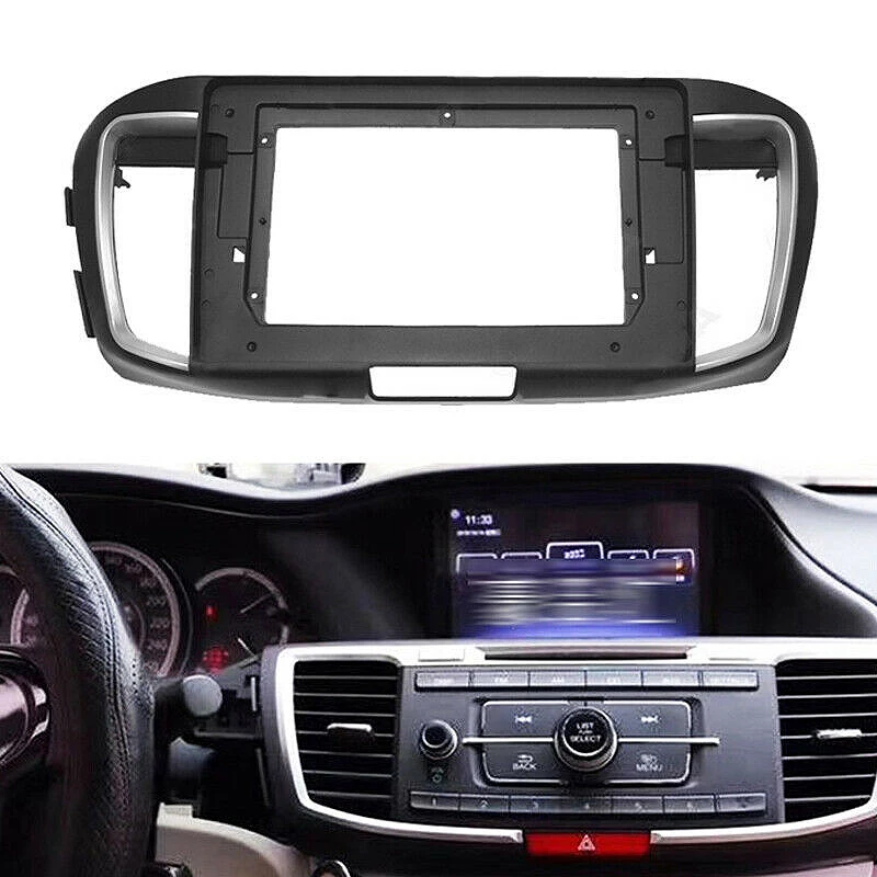 

Car Radio Fascia for 2013-18 Honda Accord 10.1 Inch Stereo Dvd Player Dashboard Kit Face Plate