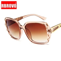 rbrovo 2021 big frame sunglasses women brand designer gradient lens driving sun glasses uv400 oculos de sol feminino
