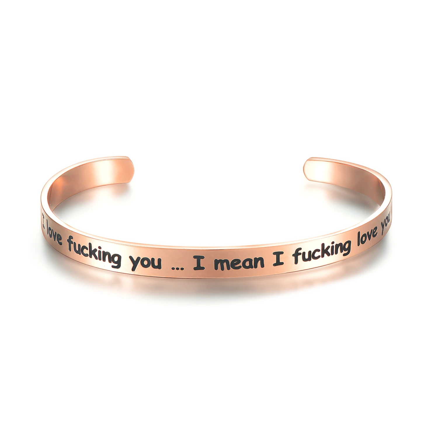 Классическая простая нержавеющая сталь открытая подвеска-губы браслет