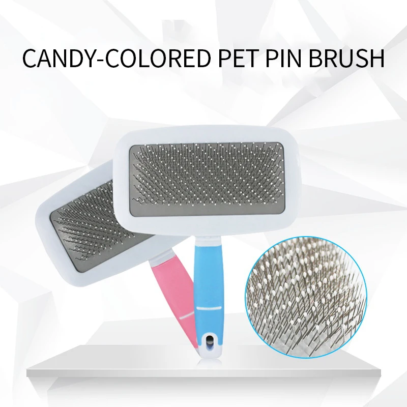 Расческа для собак и кошек щетка чистки шерсти у щенков домашних животных