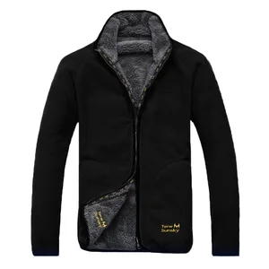 Зимняя Теплая мужская куртка из флиса кораллового цвета, непродуваемая Толстая Тепловая Двусторонняя Куртка для снега, мужская верхняя одежда