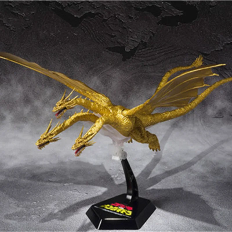Аниме модель Godzilla King Ghidorah Bandai 30 см специальная цветная версия экшн-фигурка