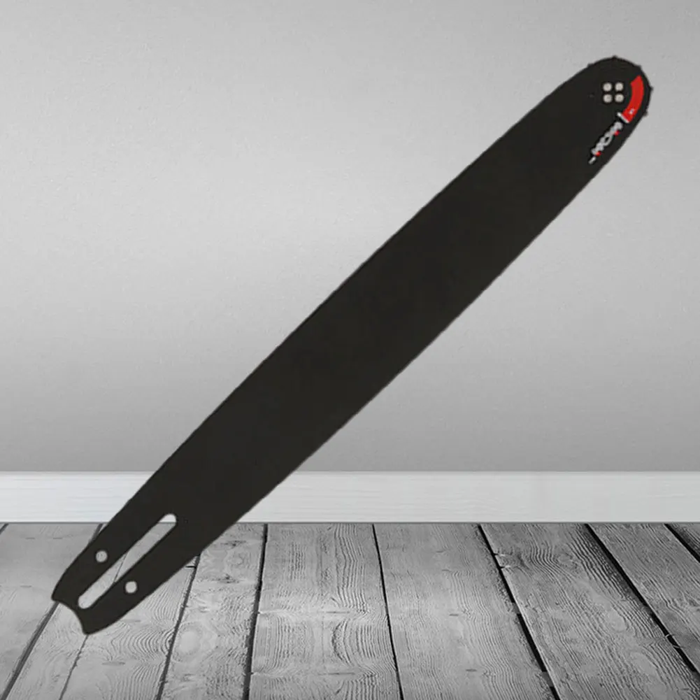 

Black Chainsaw Guide Bar 16Inch 29 Knots Titanium Alloy Single Rivet Guide Bar Stability Abrasion ResistanceTool Accessories