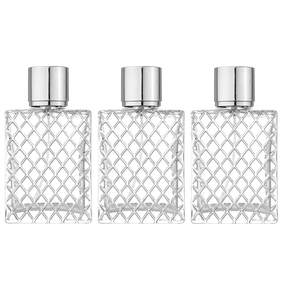 

3pcs Empty Glass Perfume Bottles 100ml Perfume Bottles Essence Containers