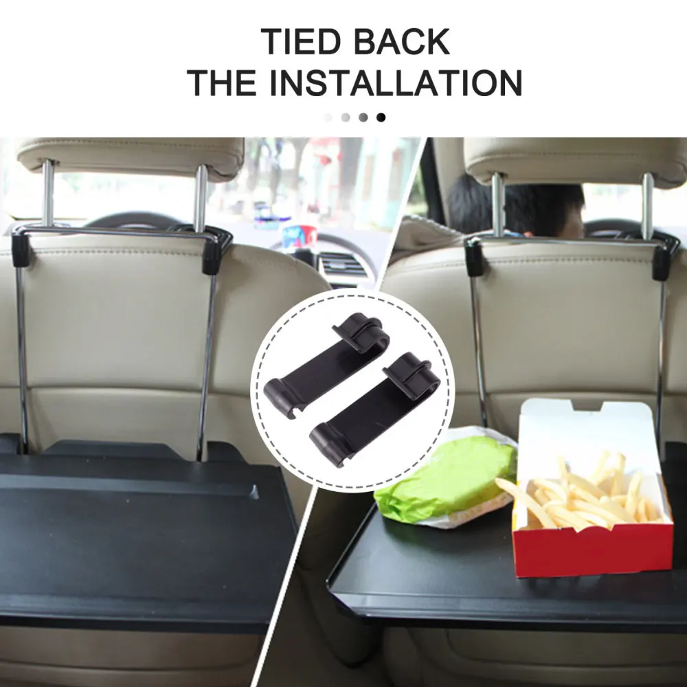 

Universal Drawer Type Computer Desk with Disk Computer Frame Car Table Car Beverage Storage Box Holder with Tablet Slot (B