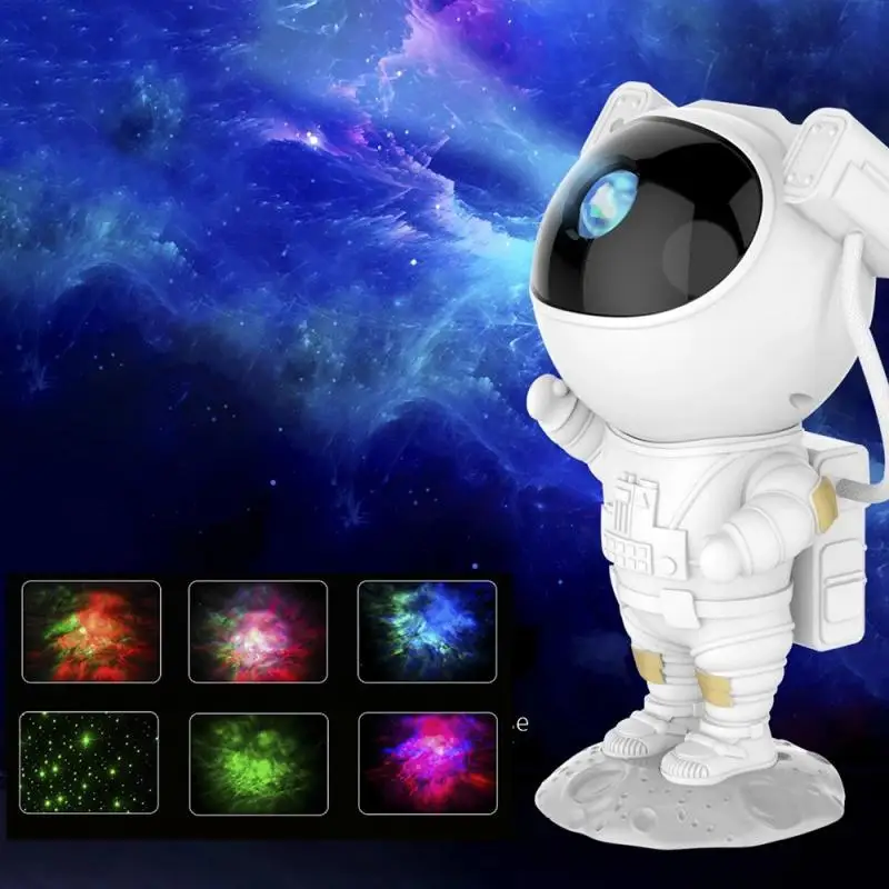 

Новая лампа-проектор Galaxy, настольная лампа со звездным небом для дома, спальни, декор для комнаты, декоративные светильники с астронавтом, п...