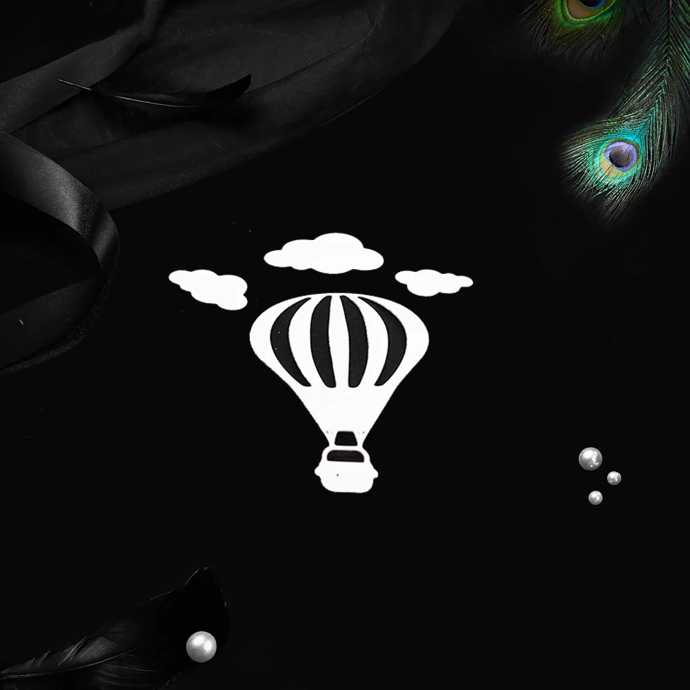 Металлический трафарет с изображением воздушного шара облака для сделай сам