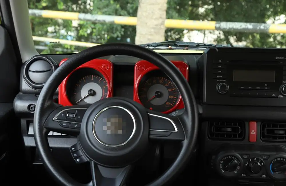 Dashboard Panel Decoration Cover Trim Sticker Decal for Suzuki Jimny 2019 2020 2021 JB74 Car Interior Accessory ABS Carbon Fiber |